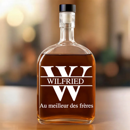 Bouteille de whisky personnalisée – Pour soi, frère, ami ou famille